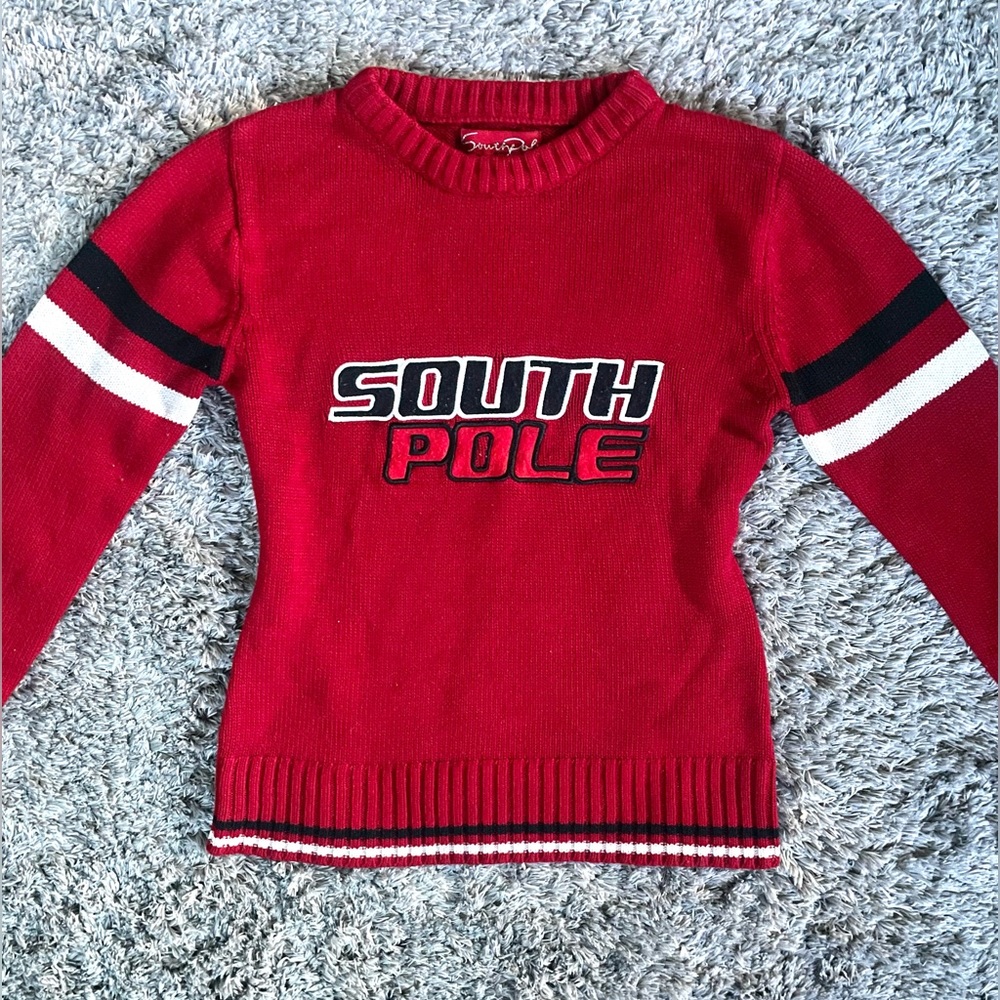 South Pole Red Sweater Junior’s Size Small